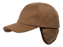 Load image into Gallery viewer, WIGENS EDGAR LORO PIANA STORM SYSTEM 100% PREMIUM ITALIAN WOOL BASEBALL CAP WITH EARFLAPS