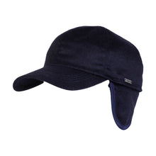 Load image into Gallery viewer, WIGENS LINDER 100% ITALIAN CASHMERE BASEBALL CAP WITH TUCKAWAY EARFLAPS