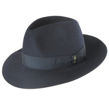 Load image into Gallery viewer, Borsalino Broad Brim Beaver Fedora and Hatbox