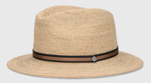 Load image into Gallery viewer, BORSALINO CROCHET RAFFIA TRAVELER HAT – ROLL UP – MADE IN ITALY