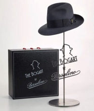 Load image into Gallery viewer, BORSALINO HUMPHREY BOGART LIMITED EDITION FUR FELT FEDORA W/ CUSTOM BOGART HAT BOX – MADE IN ITALY