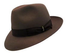 Load image into Gallery viewer, Borsalino Beaver Maestoso Fedora w/Custom Borsalino Beaver Hat Box