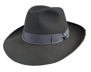 Borsalino Broad Brim Beaver Fedora and Hatbox