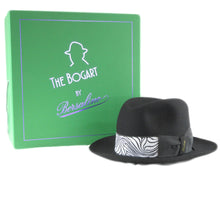 Load image into Gallery viewer, Borsalino Bogart Limited Edition Fur Felt Fedora w/ Custom Bogart Hat Box
